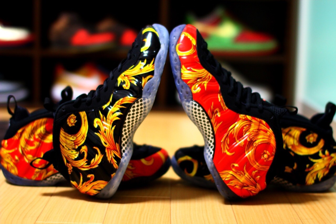 Supreme × Nike Air Foamposite One Black & Red | Sneaker Box ...