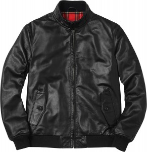 supreme Schott Leather Harrington Jacket