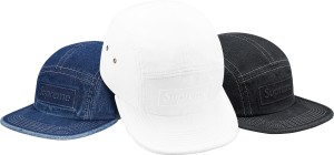 Embossed Stone Washed Camp Cap