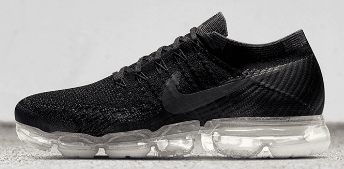 vapormax black and clear