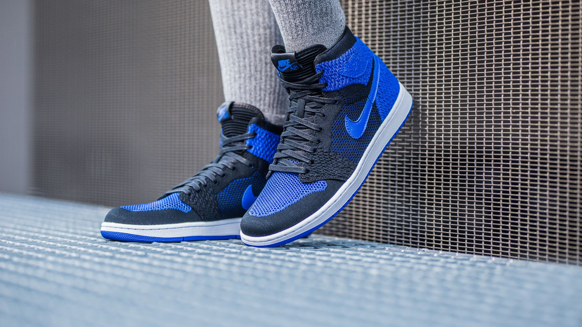 10月7日発売 Nike Air Jordan 1 Retro Hi Flyknit ROYAL 919704-006 ...