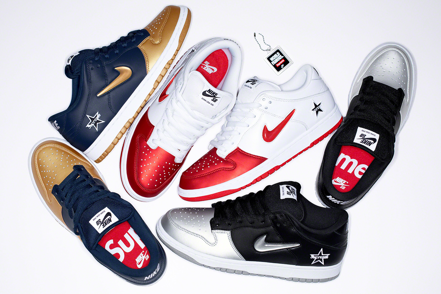 国内9月7日発売予定 Supreme × Nike SB Dunk Low 3色展開 | Sneaker Box（スニーカーボックス）